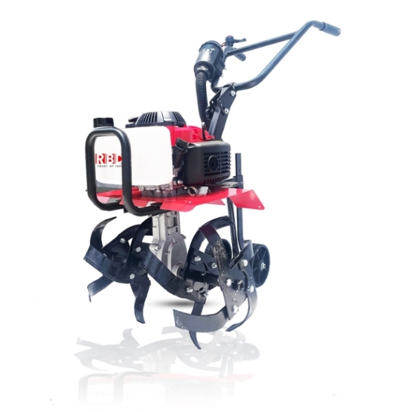 RBD 4 HP Mini Power Tiller 4 Stroke Petrol Engine RBD Mini Power Tiller 4 Stroke Petrol Engine 4HP 100cc with High Steel Blade