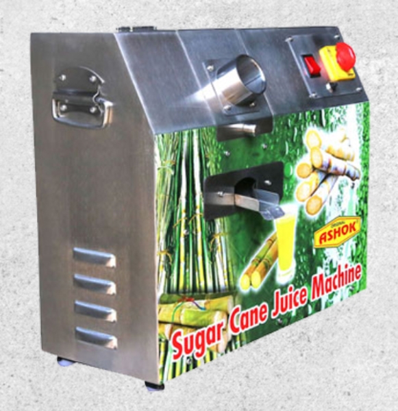 गन्ना जूस मशीन एसएस टेबल टॉप मॉडल मोटर संचालित-रवि इंडस्ट्रीज
