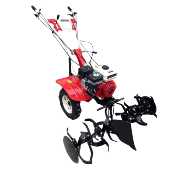 212 CC Sonu Agro 7 Hp Power Tiller 4 Storke 170F Petrol Modal Engine With 32 Rotavator Blade And Plough Attachment