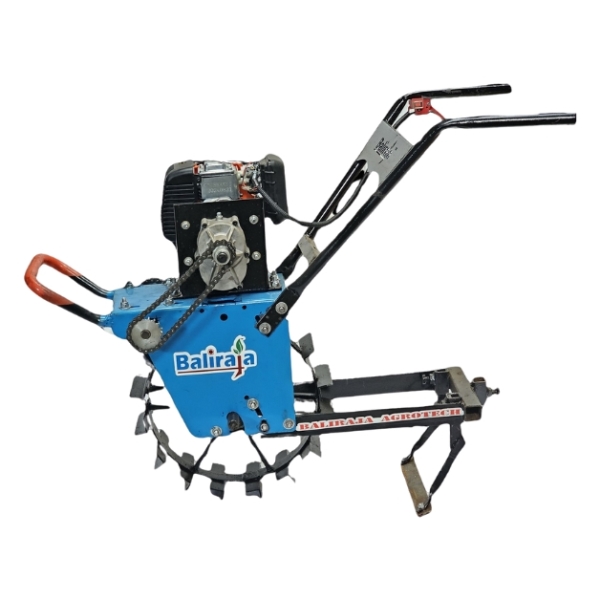 Baliraja Agrotech 2.5 HP Mini Power Tiller Baliraja Agrotech 2.5 HP Mini Power Tiller Petrol Engine 2.5 HP Double Wheel