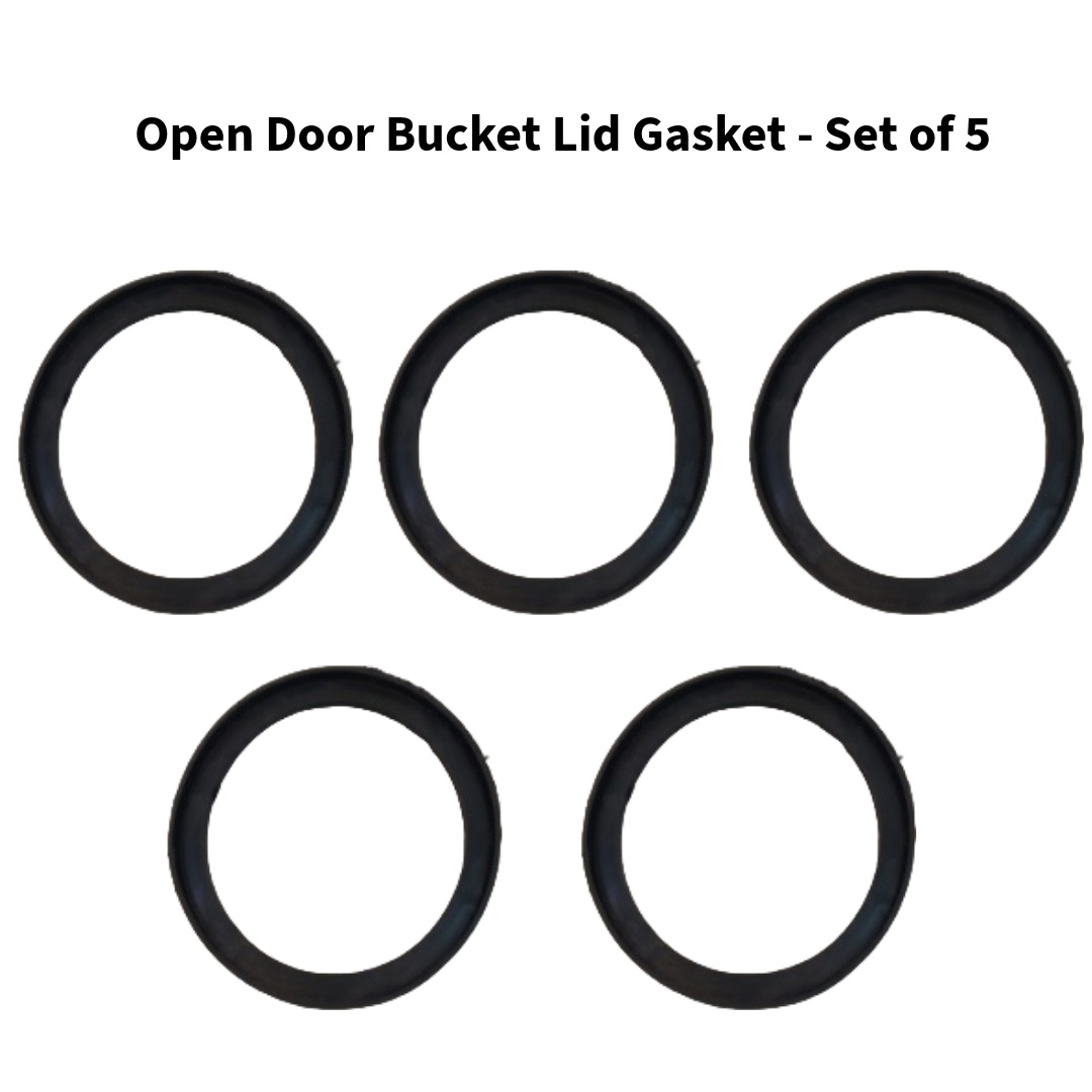 Open-Door-Bucket-Lid-Gasket-Bucket-Spare--Set-of-5