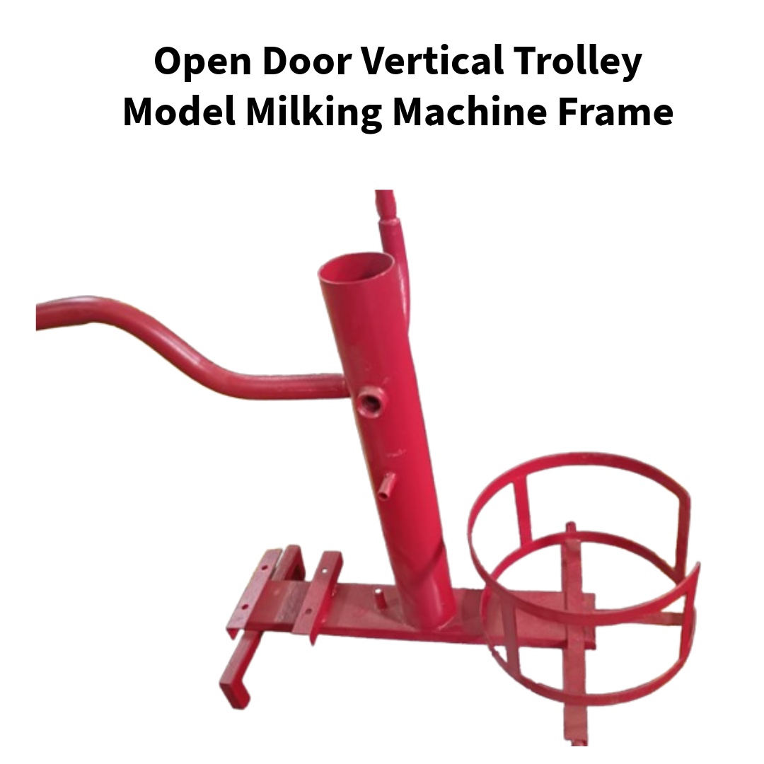 Open-Door-Vertical-Trolley-Model-Milking-Machine-Frame