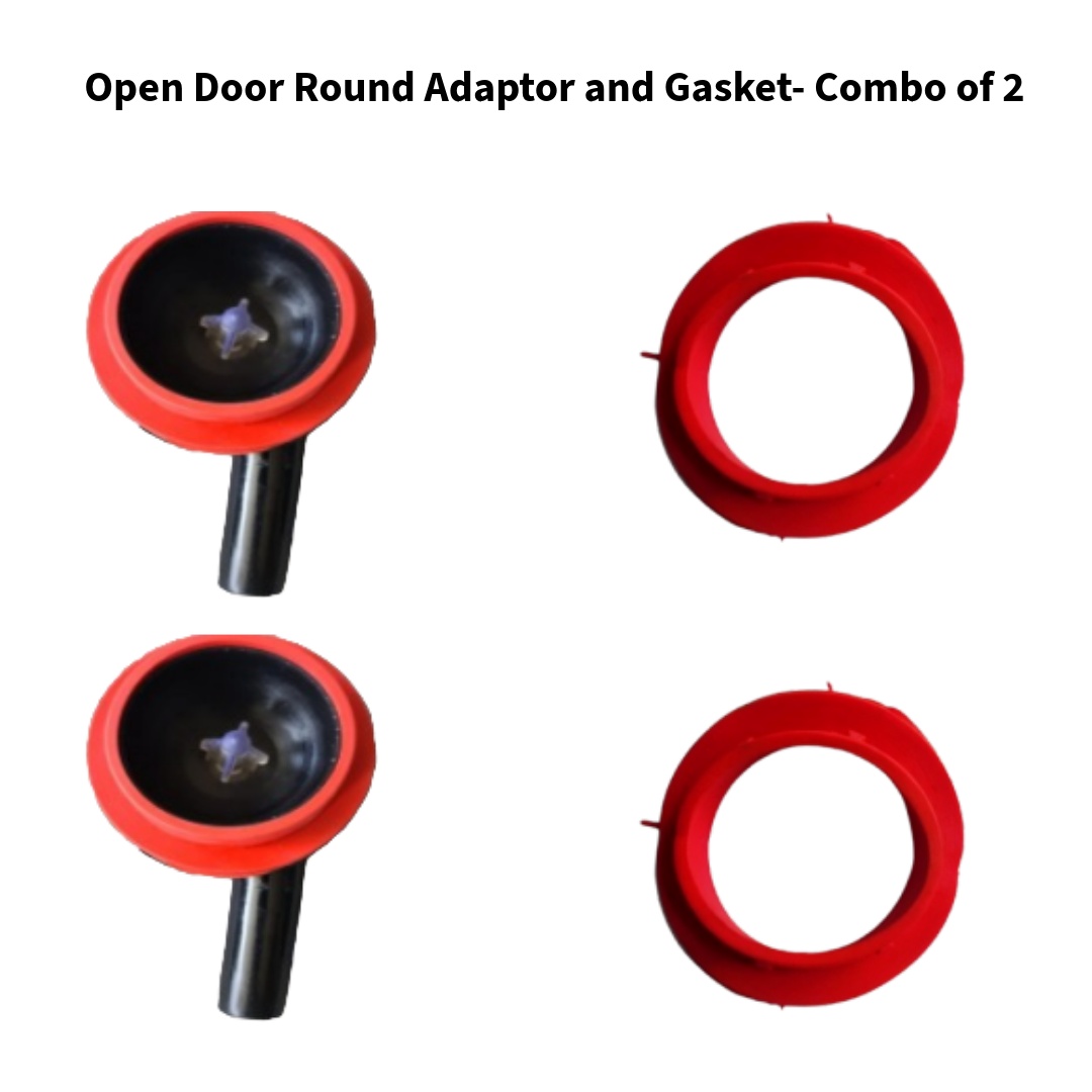 Open-Door-Round-Adaptor-and-Gasket--Combo-of-2