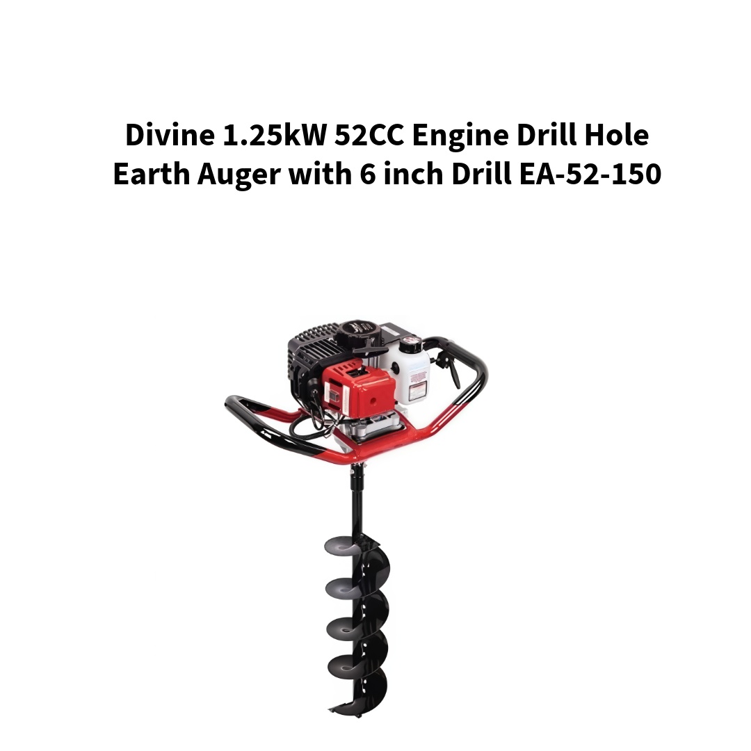 Divine-1.25kW-52CC-Engine-Drill-Hole-Earth-Auger-with-6-inch-Drill-EA-52-150