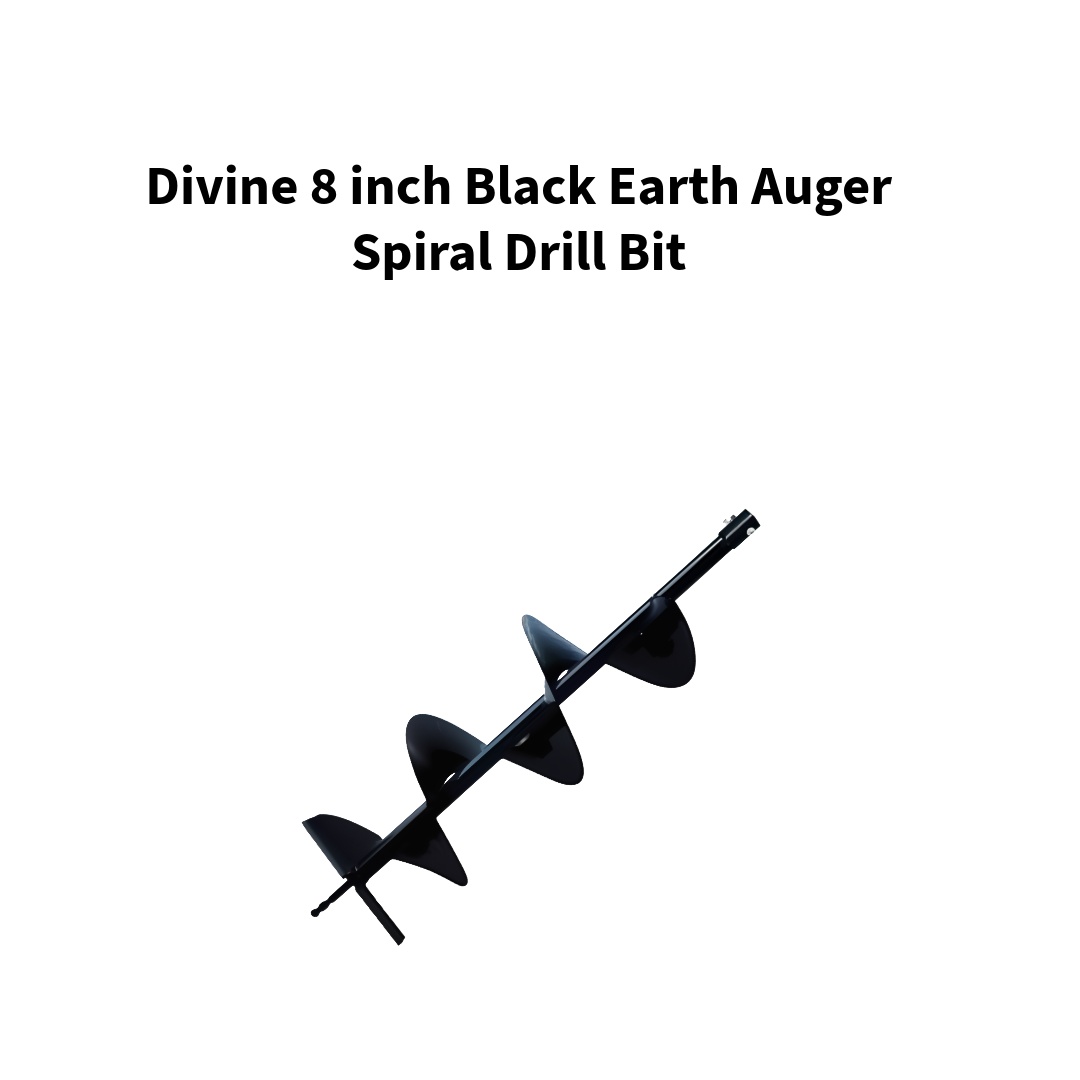 Divine-8-inch-Black-Earth-Auger-Spiral-Drill-Bit
