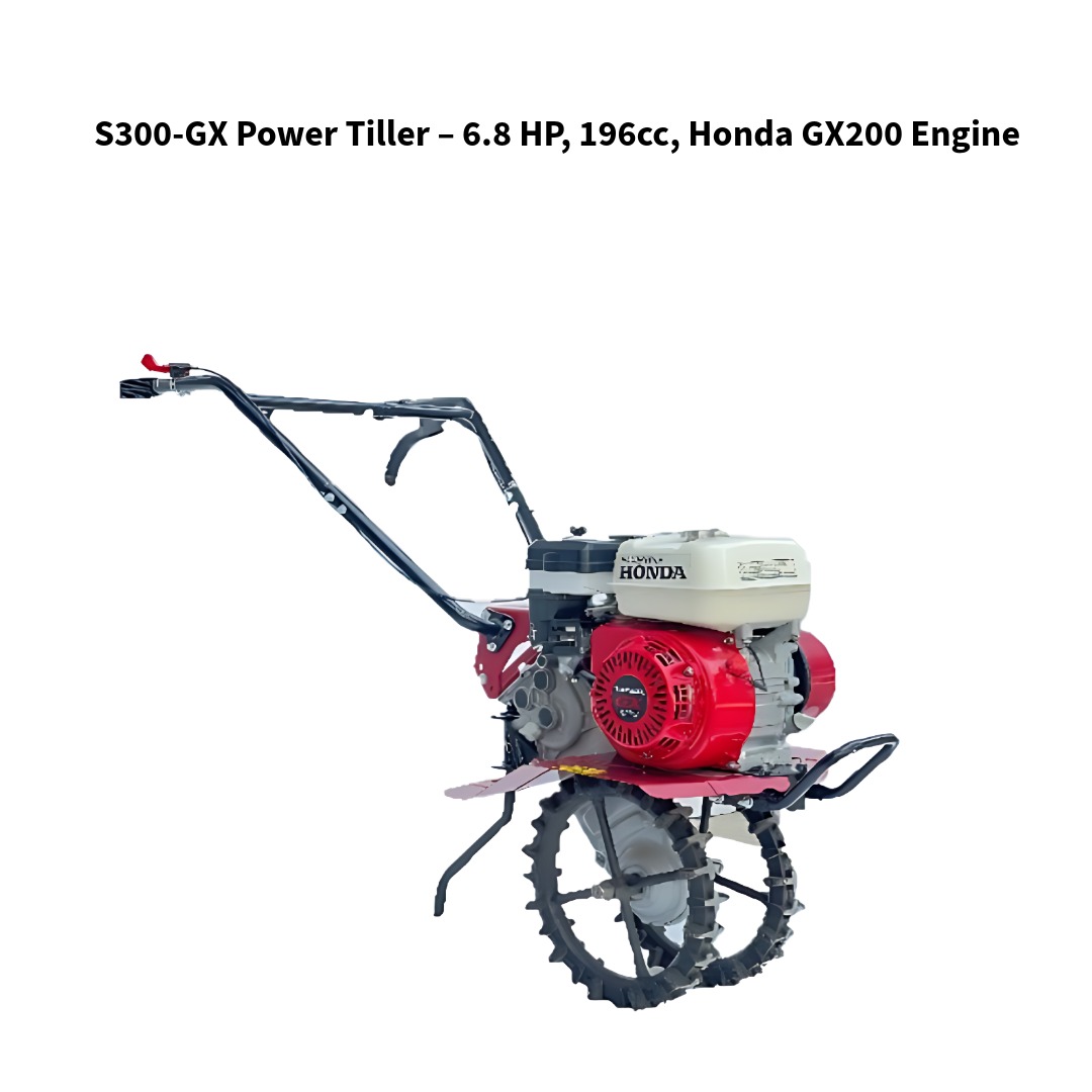 Sprayman-S300-GX-Power-Tiller--6-8-HP-196-CC-Honda-GX200-Engine