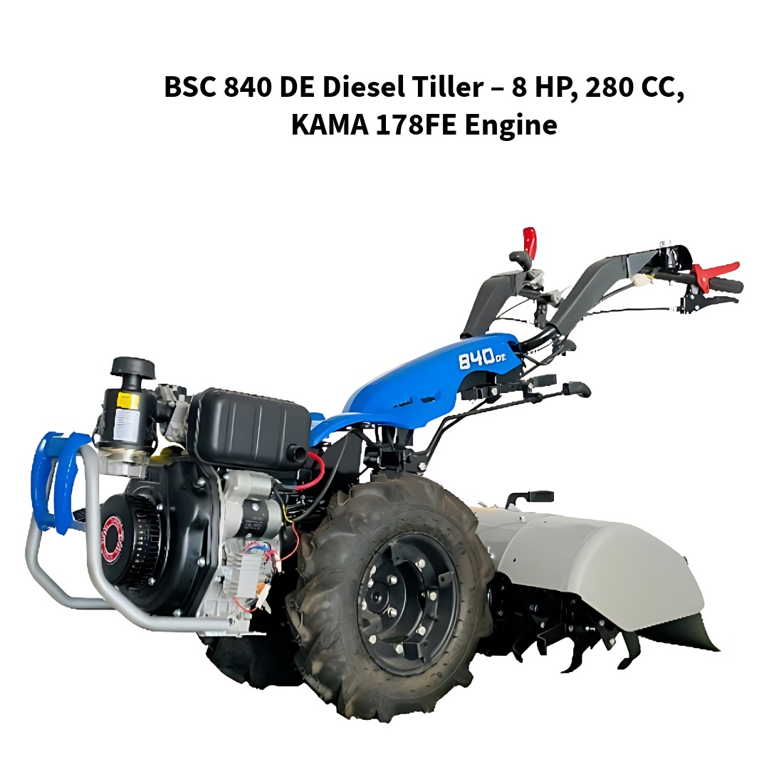 Sprayman-BSC-840-DE-Diesel-Tiller--8-HP-280-CC-KAMA-178FE-Engine