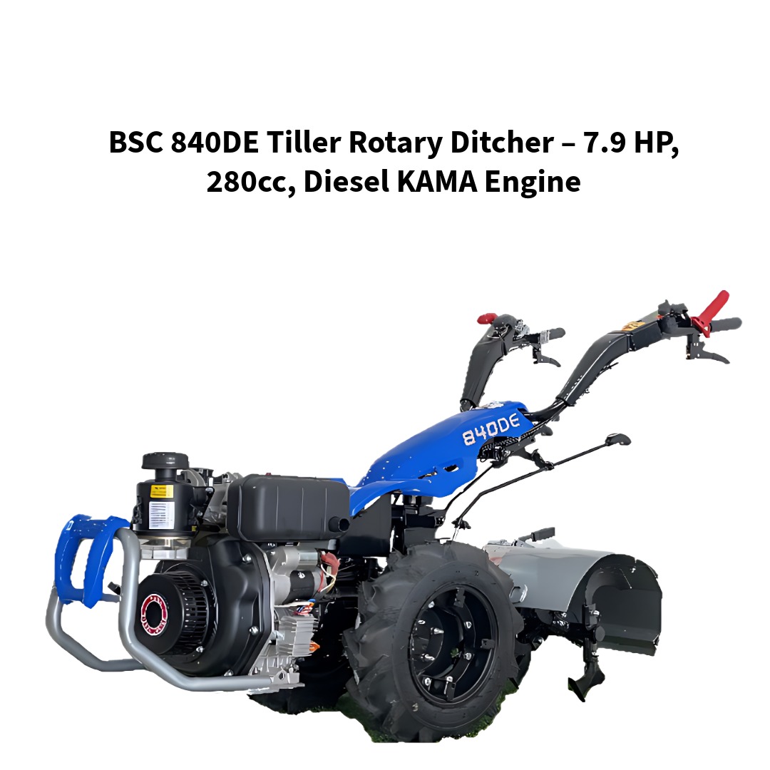 Sprayman-BSC-840DE-Tiller-Rotary-Ditcher--7-9-HP-280-CC-Diesel-KAMA-Engine