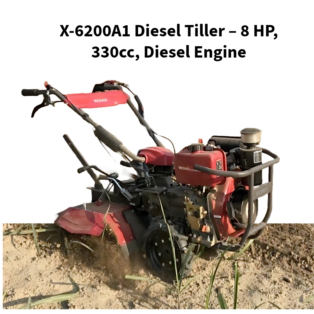 Sprayman-X-620A1-Diesel-Tiller--8-HP-330-CC-Diesel-Engine