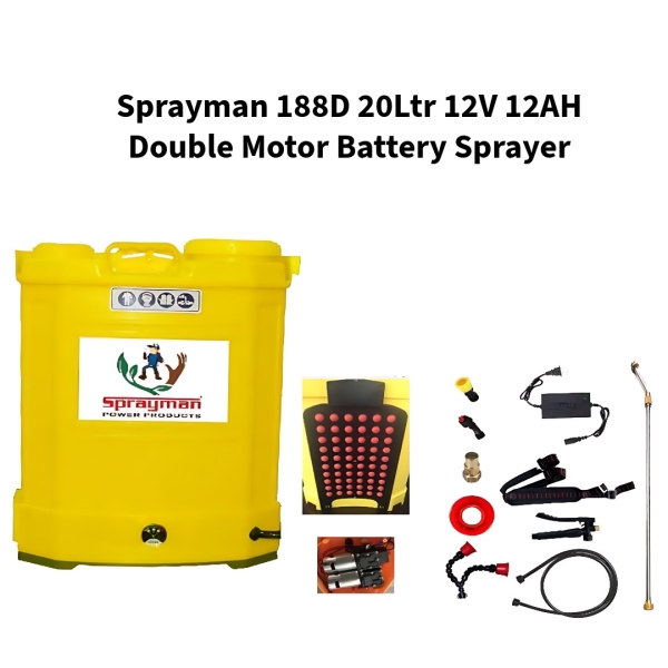 Sprayman-188D-20Ltr-12V-12AH-Double-Motor-Battery-Sprayer
