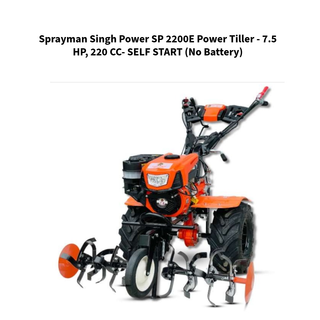 Sprayman-Singh-Power-SP-2200E-Power-Tiller--7-5-HP-220-CC-SELF-START-No-Battery