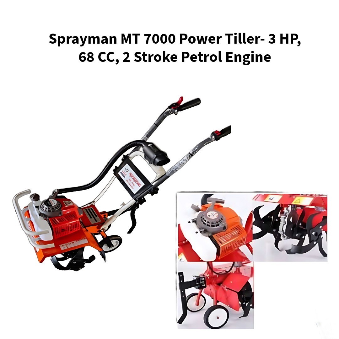 Sprayman-MT-7000-Power-Tiller-3-HP-68-CC-2-Stroke-Petrol-Engine