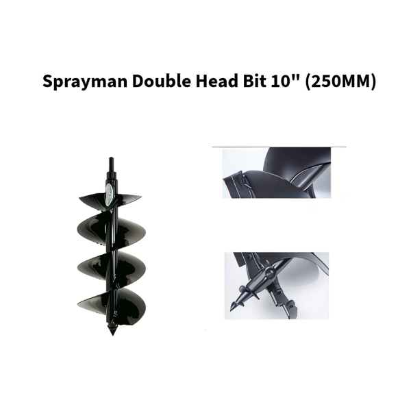 Sprayman-Double-Head-Bit-10inch-250MM