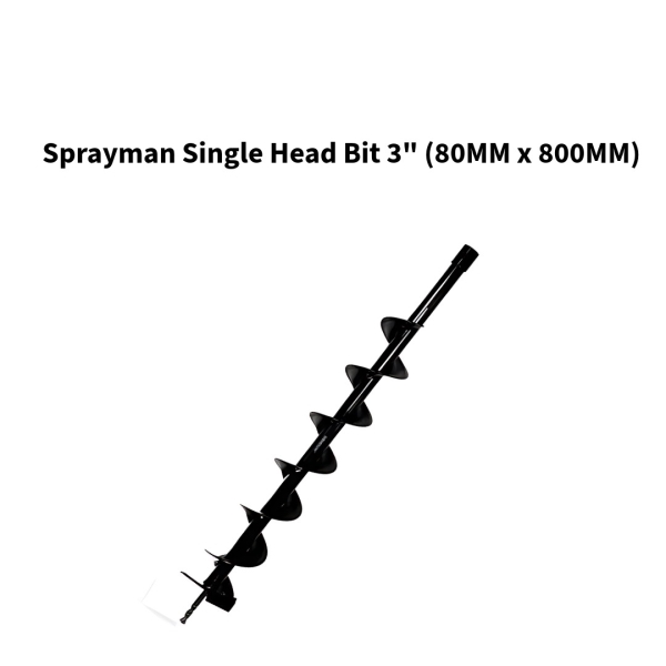 Sprayman-Single-Head-Bit-3inch-80MM-by-800MM