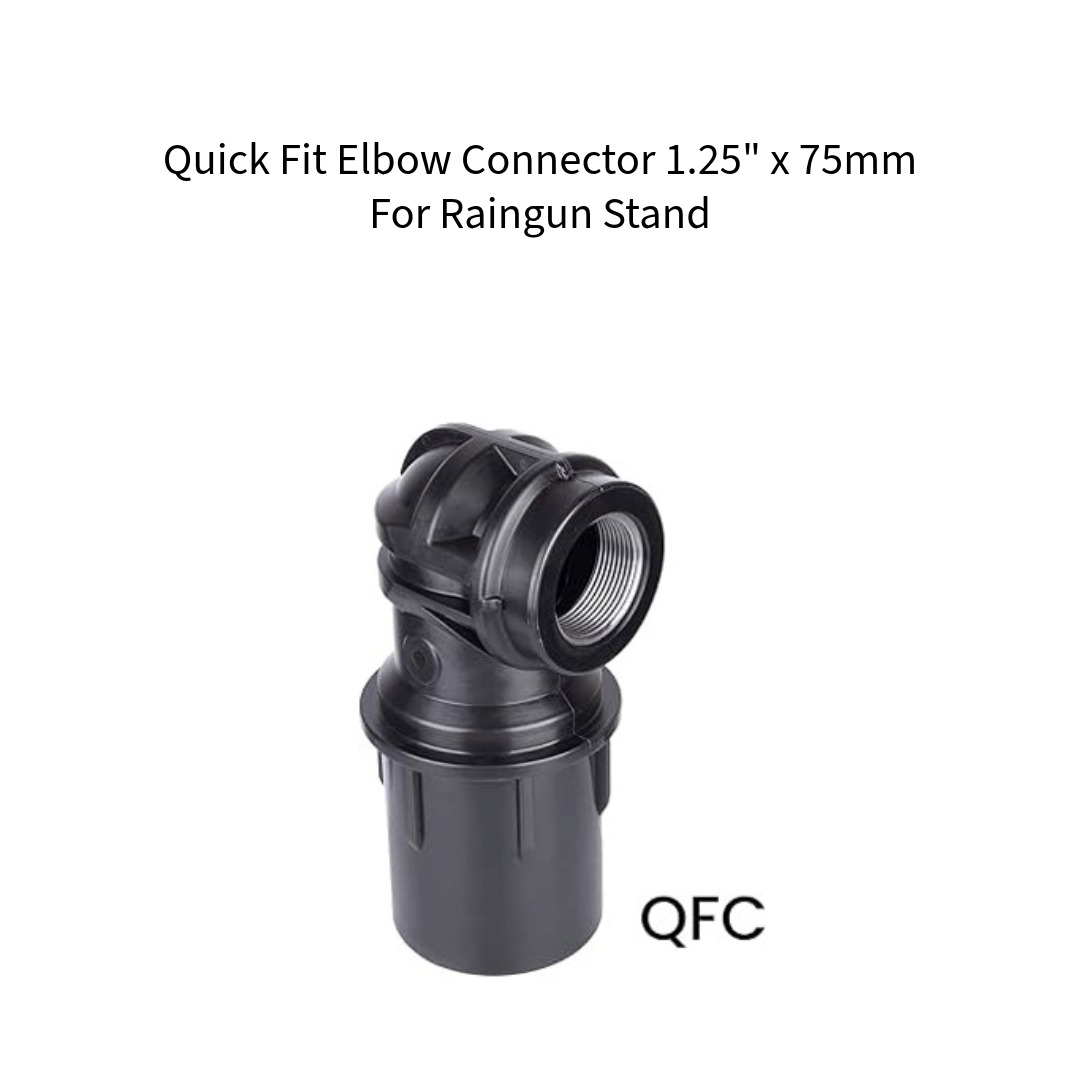 Quick-Fit-Elbow-Connector-1-point-25-inch-by-75mm-for-Raingun-Stand