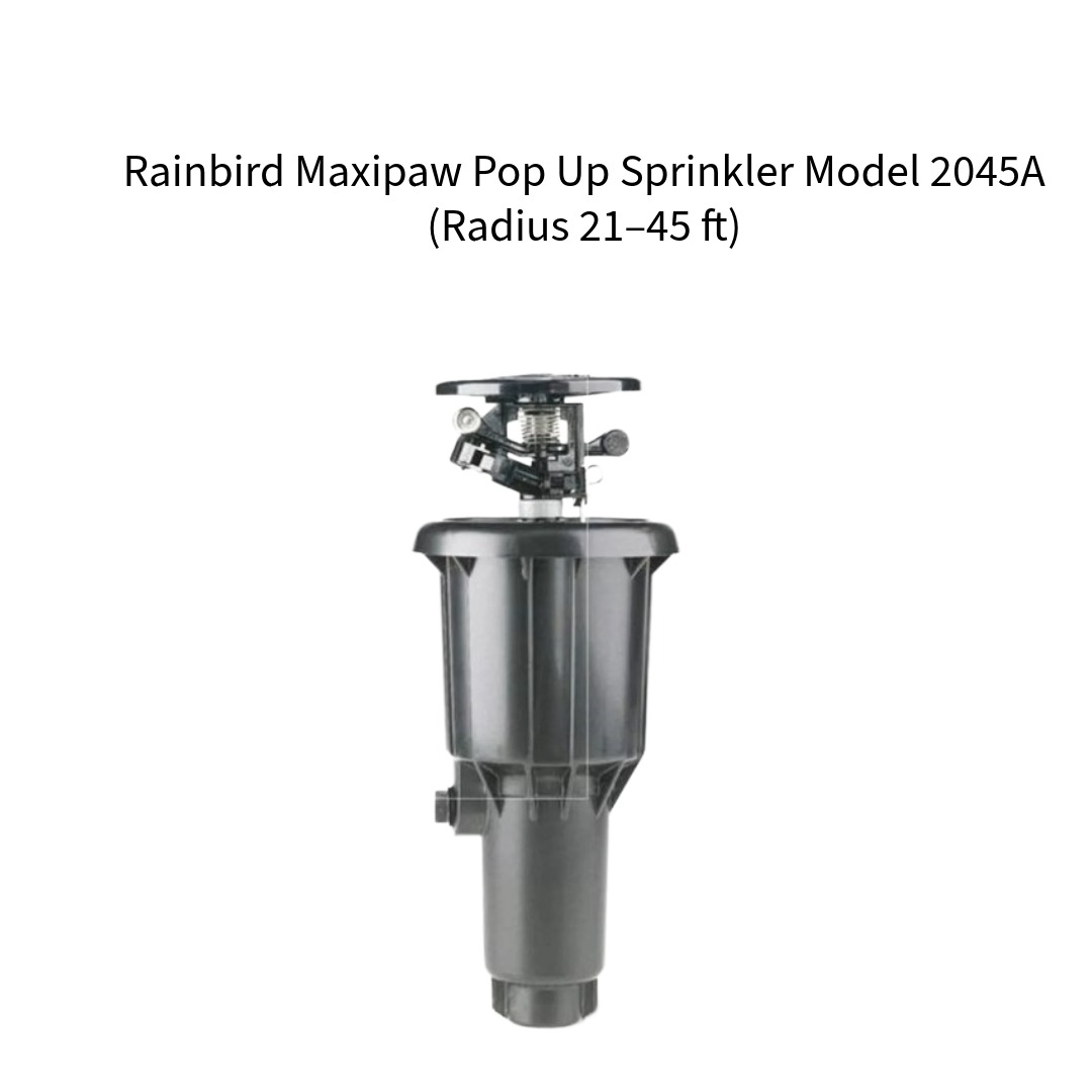 Rainbird-Maxipaw-Pop-Up-Sprinkler-Model-2045A-Radius-21-to-45-ft