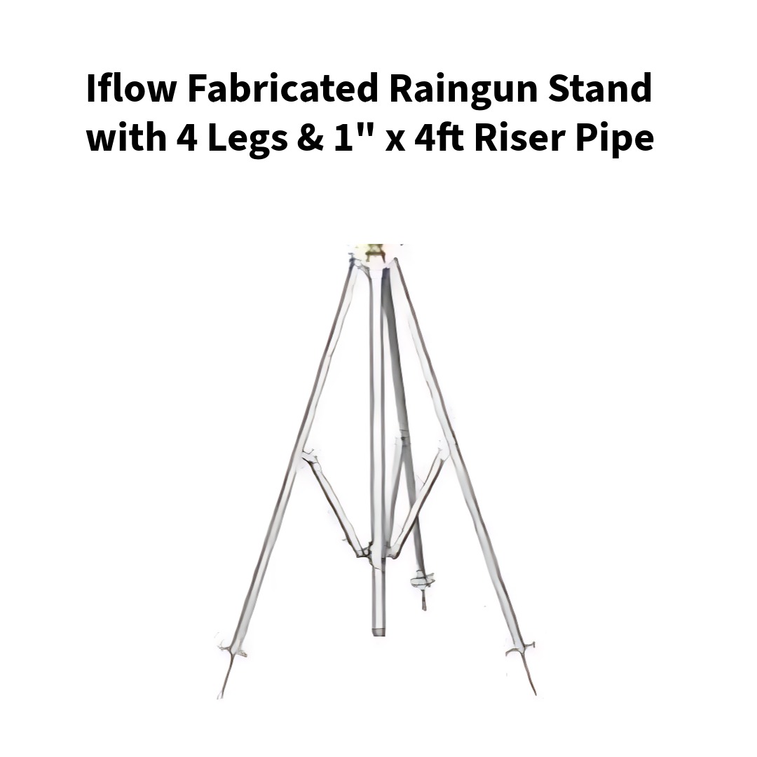 Iflow-Fabricated-Raingun-Stand-with-4-Legs-and-1-inch-by-4ft-Riser-Pipe