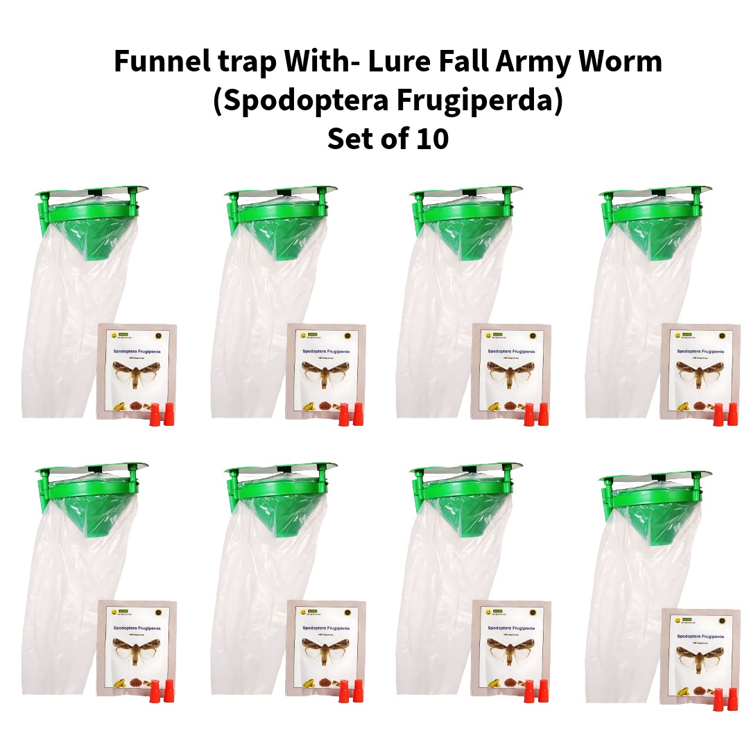 Funnel-trap-With-Lure-Fall-Army-Worm-Spodoptera-Frugiperda--Wavar-Set-of-10