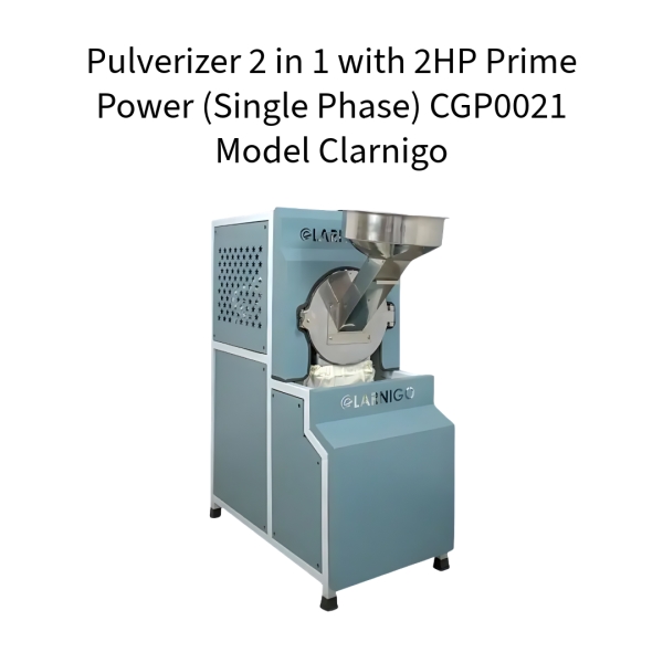 Pulverizer-2-in-1-with-2HP-Prime-Power-(Single-Phase)-CGP0021-Model-Clarnigo