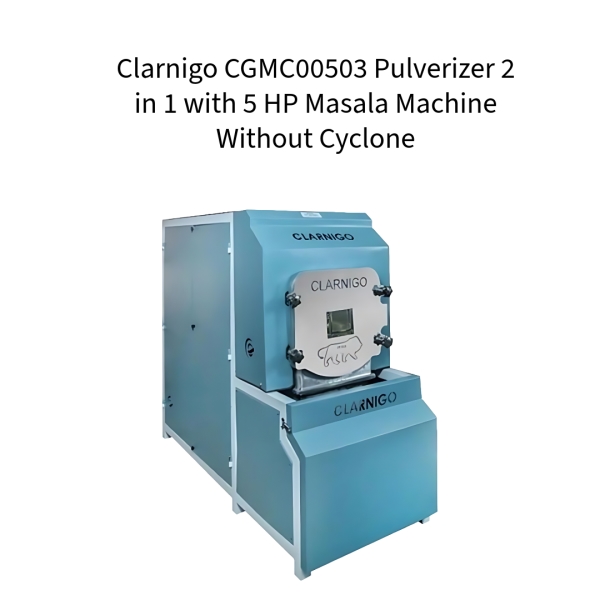 Clarnigo-CGMC00503-Pulverizer-2-in-1-with-5-HP-Masala-Machine-Without-Cyclone
