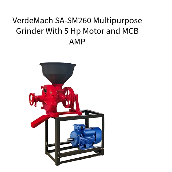 VerdeMach-SA-SM260-Multipurpose-Grinder-With-5-Hp-Motor-and-MCB-AMP