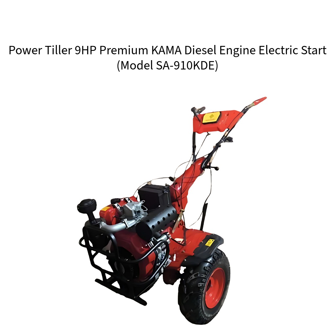 Power-Tiller-9HP-Premium-KAMA-Diesel-Engine-Electric-Start-Model-SA-910KDE--VerdeMach