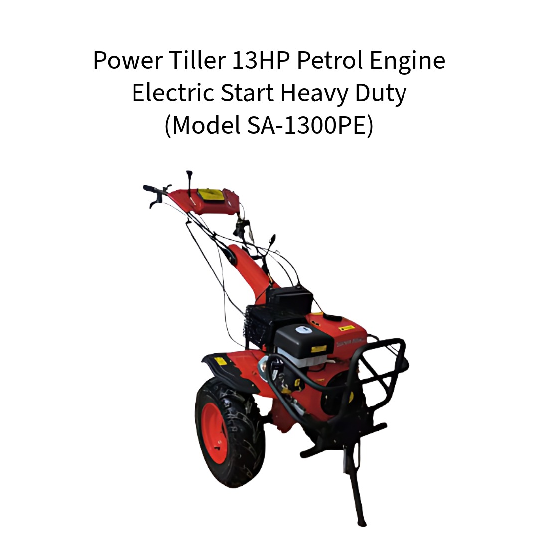 Power-Tiller-13HP-Petrol-Engine-Electric-Start-Heavy-Duty-Model-SA-1300PE--VerdeMach
