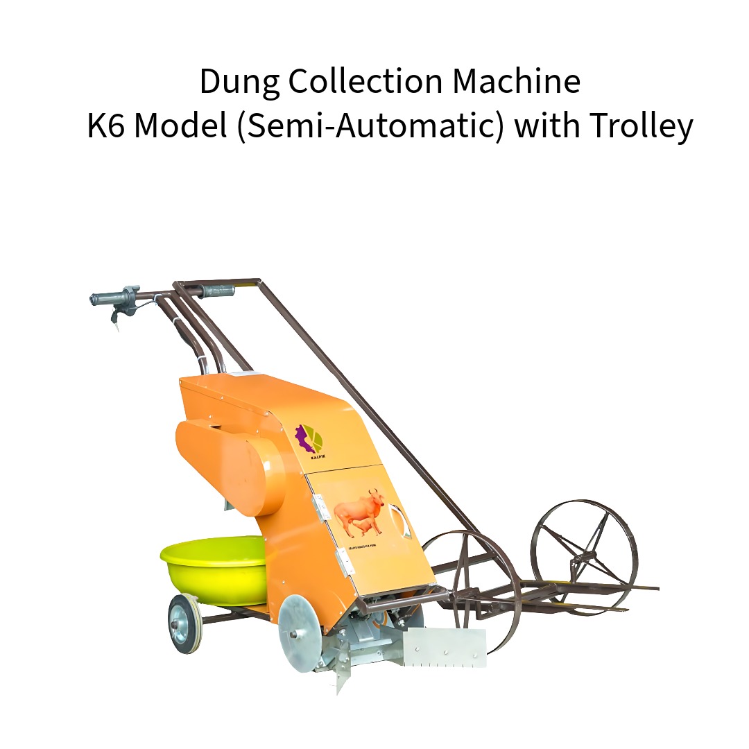 Dung-Collection-Machine-K6-Model-Semi-Automatic-with-Trolley