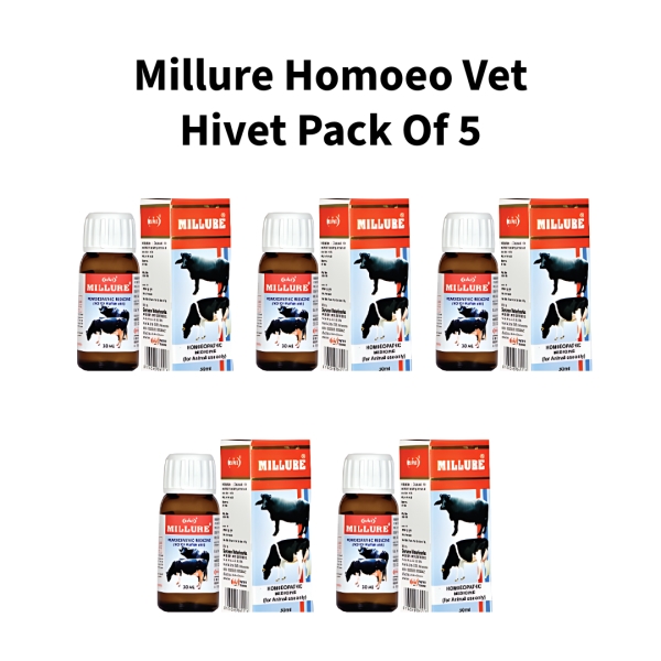 Millure-Homoeo-Vet-Hivet-Pack-Of-5-