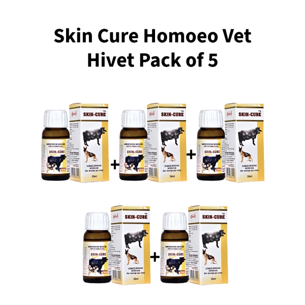 Skin-Cure-Homoeo-Vet-Hivet-Pack-of-5