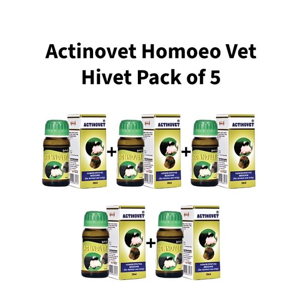 Actinovet-Homoeo-Vet-Hivet-Pack-of-5