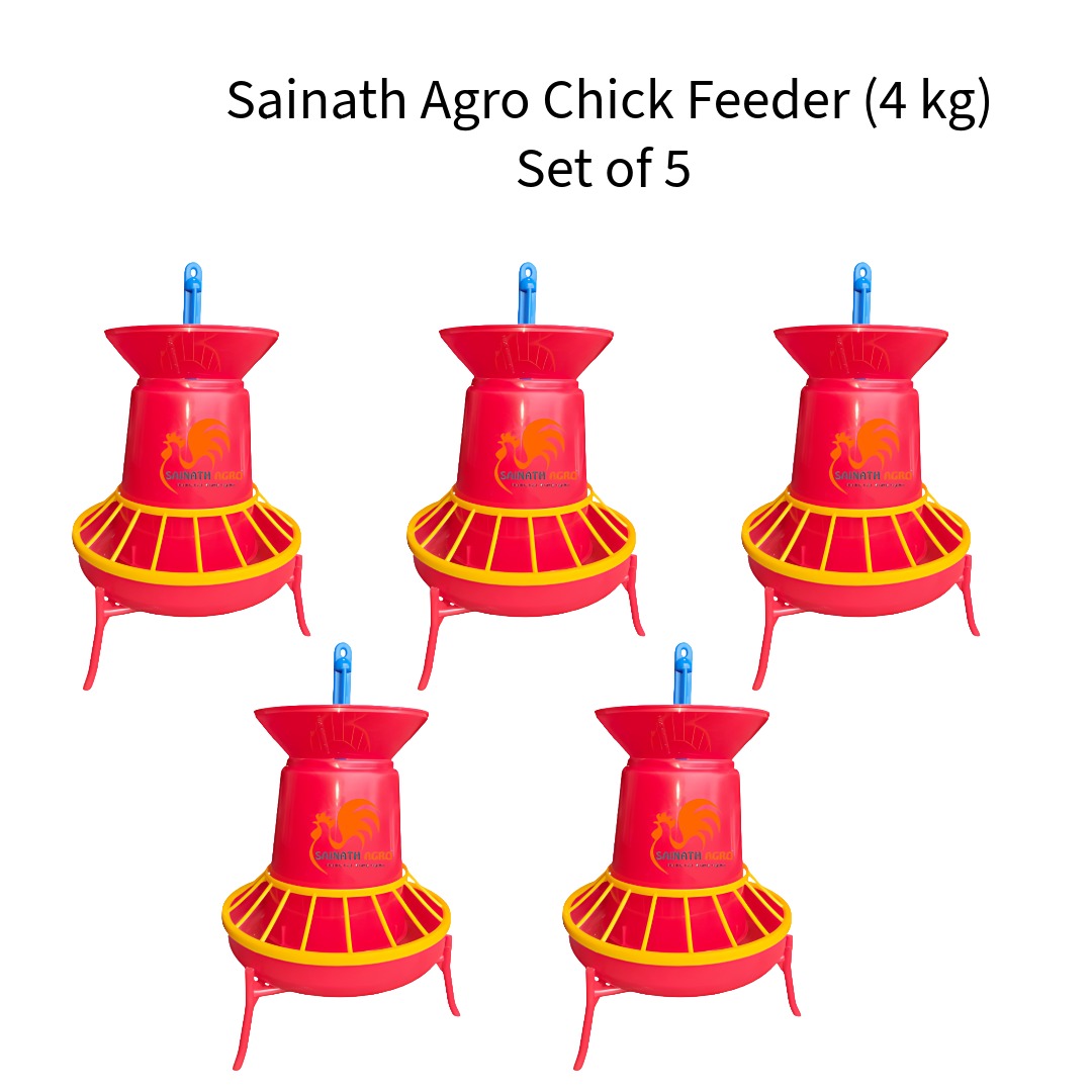Sainath-Agro-Chick-Feeder-4-kg-Set-of-5