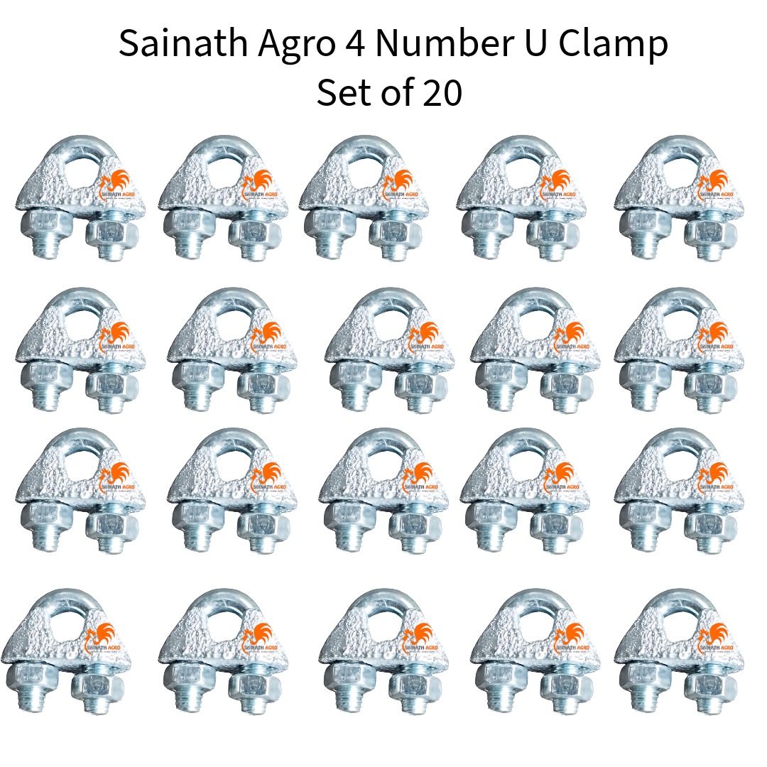 Sainath-Agro-4-Number-U-Clamp-Set-of-20