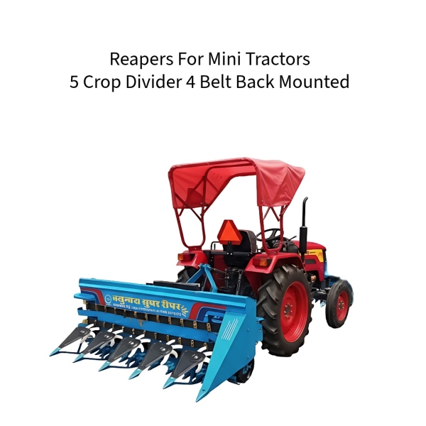 Reapers-For-Mini-Tractors-5-Crop-Divider-4-Belt-Back-Mounted